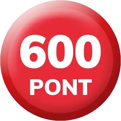 600 pont